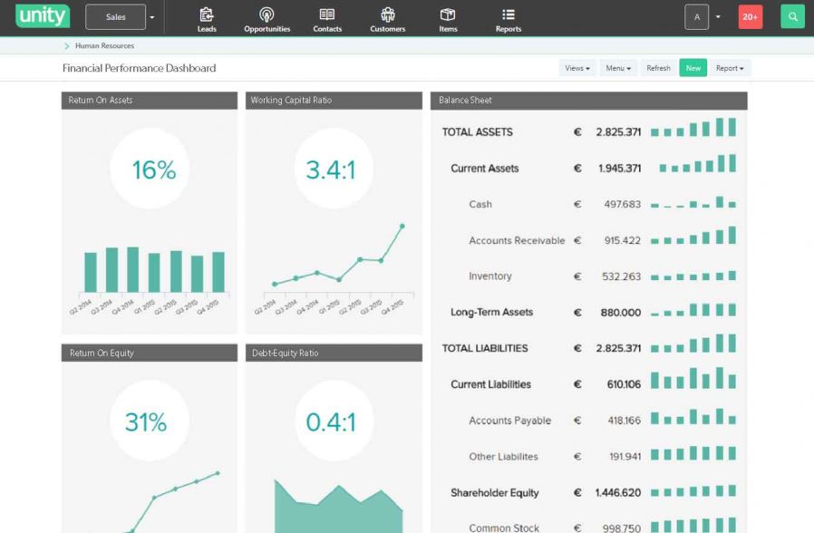 Unity BMS | ERP VAT Finance Invoice